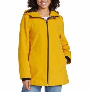 Pendleton Yellow Raincoat Jacket Hooded Women's Large